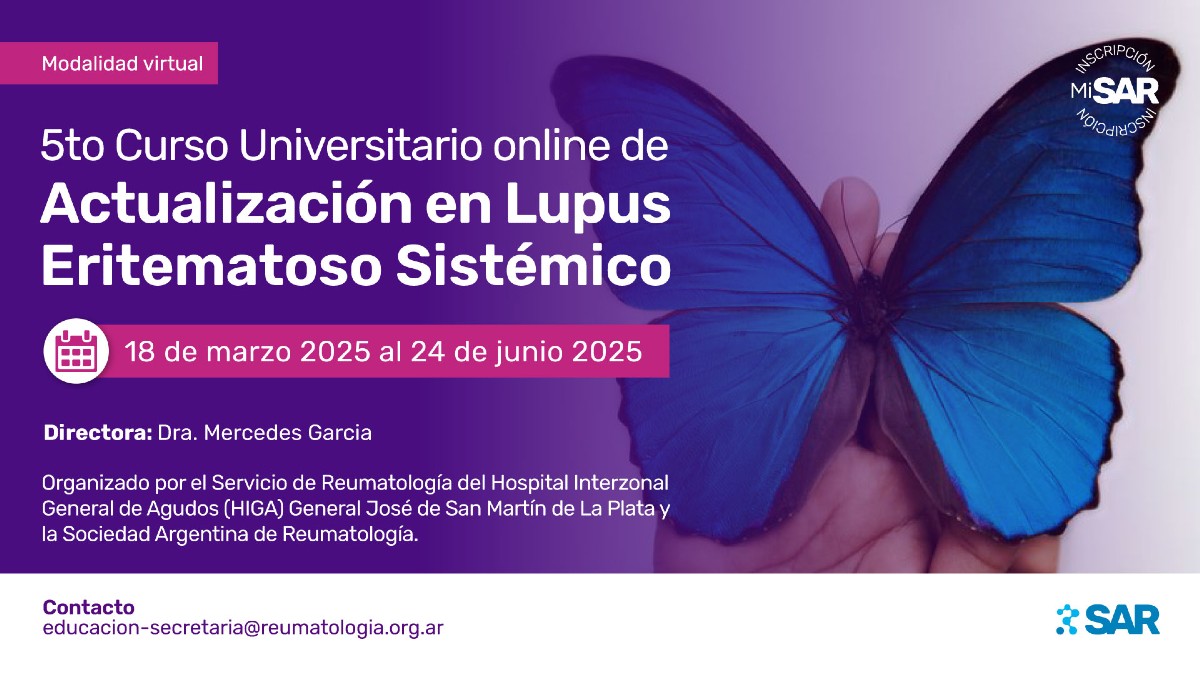 5to Curso Universitario online de actualización en Lupus Eritematoso Sistémico_2025