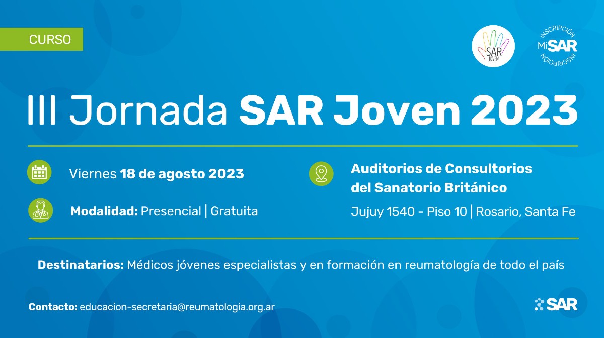 III Jornada SAR Joven 2023 Rosario