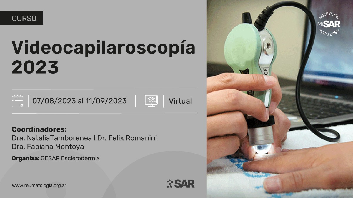 Curso Virtual de Videocapilaroscopía 2023